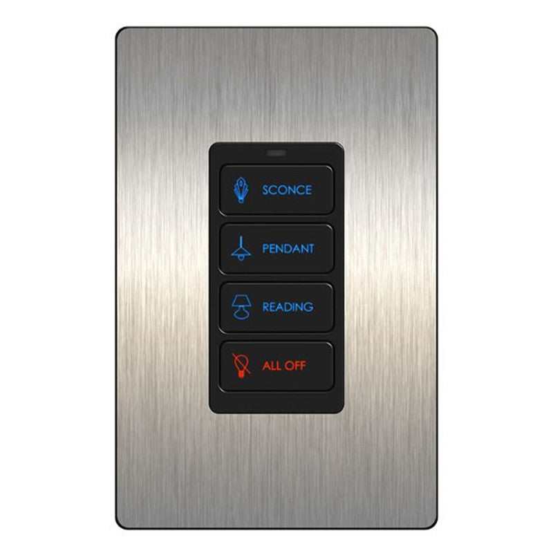 RK1+ 4 Button In-Wall Keypad